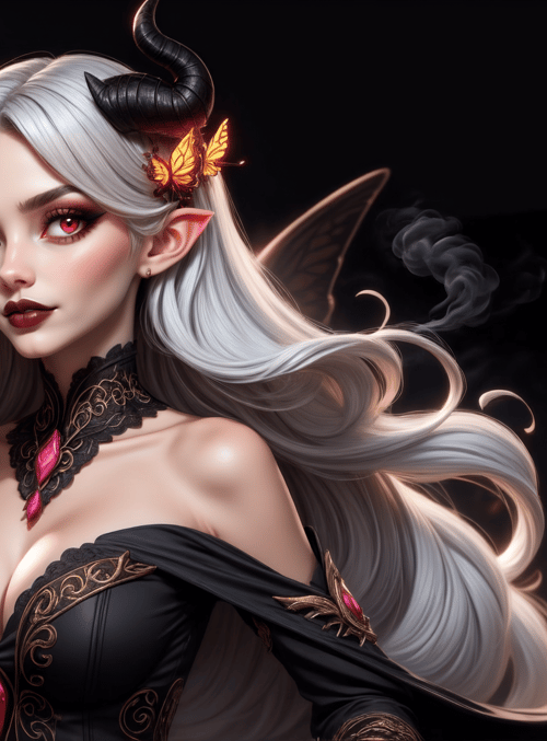 fairy, devil, butterfly, angel, demon