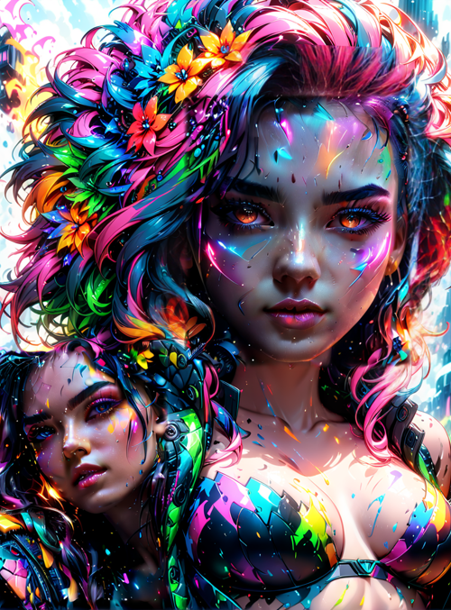 woman, girl, city