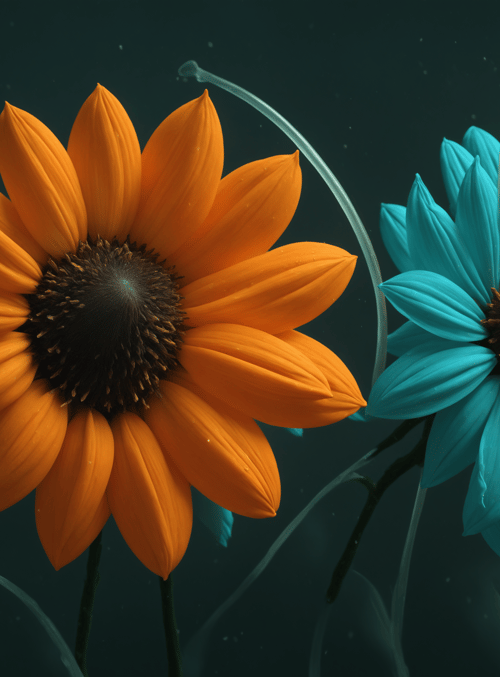 sunflowers, flowers, floral