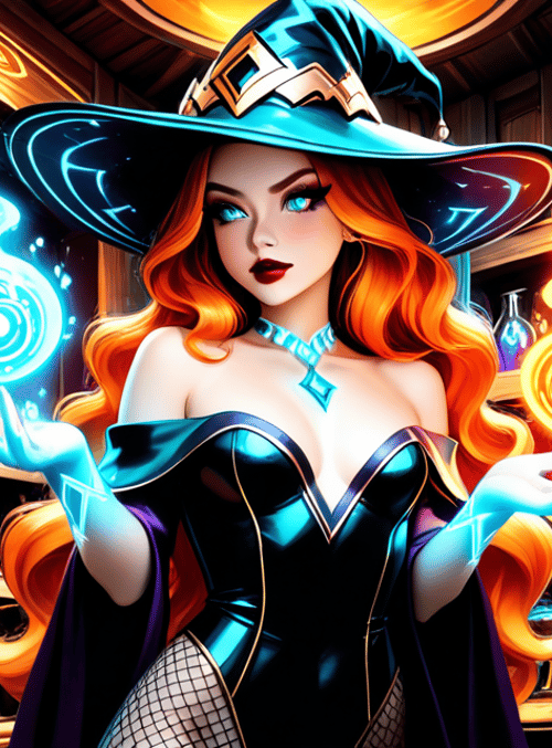 witch, woman, hats, capes, hands, necklaces