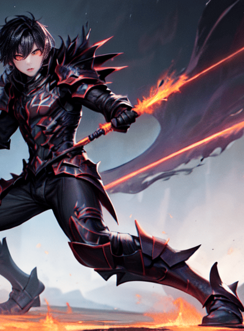 warrior, character, swordsman