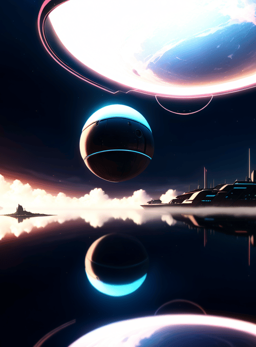 planet, city, sphere