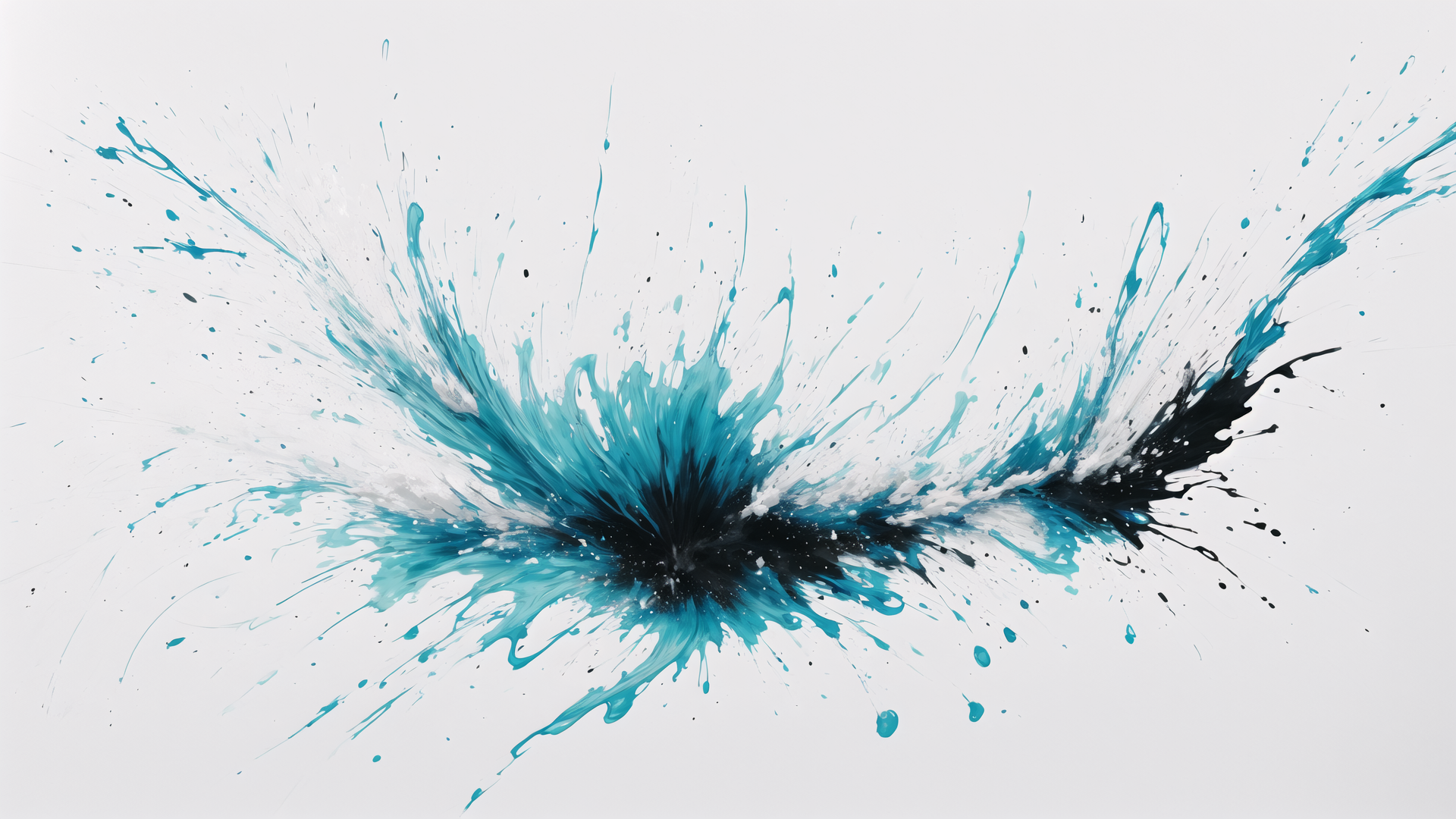 AI generated wallpaper featuring paint, splash, ink