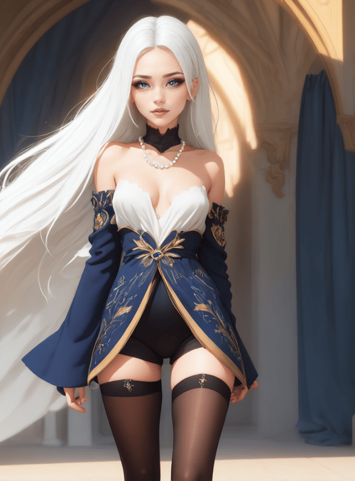woman, princess, gown
