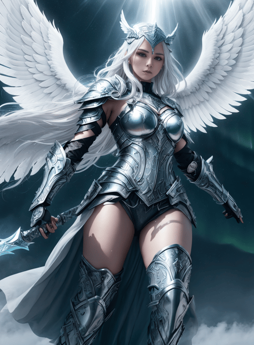 angel, warrior, sword