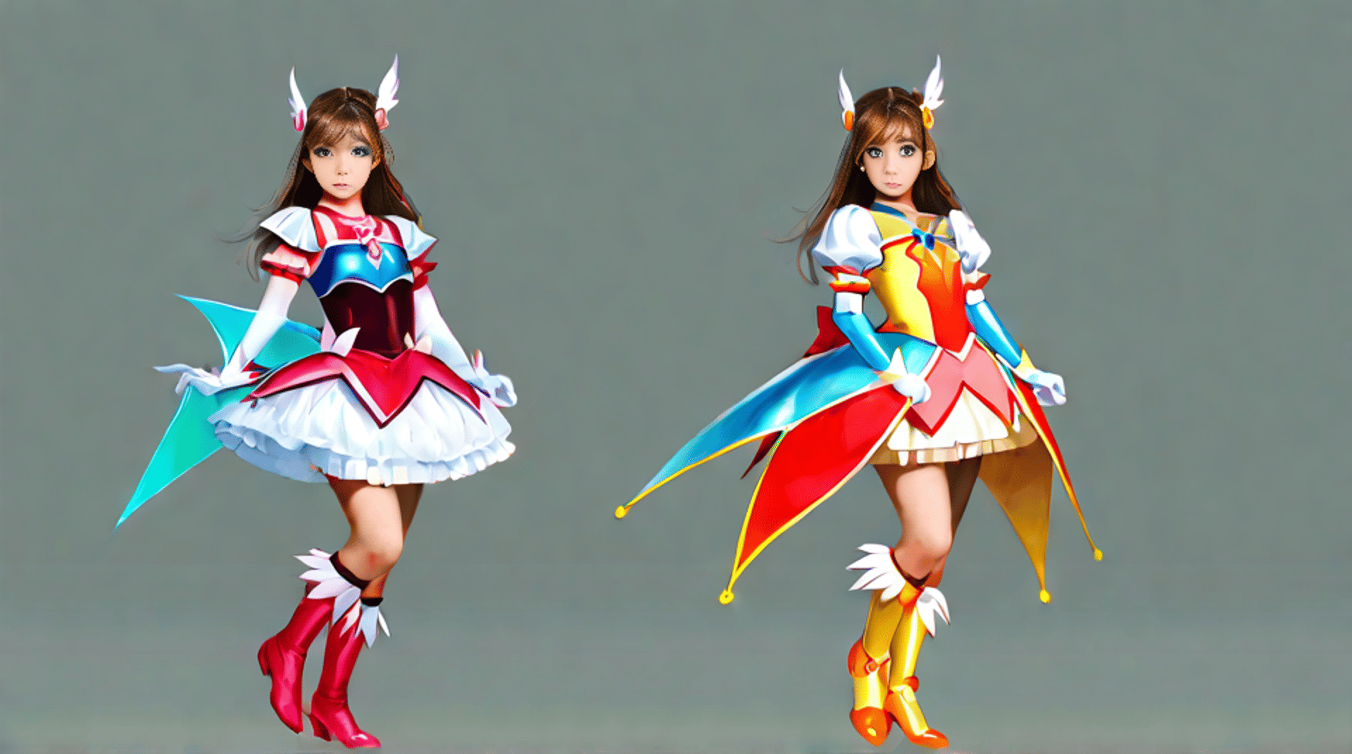 AI generated wallpaper featuring girl, character, princess