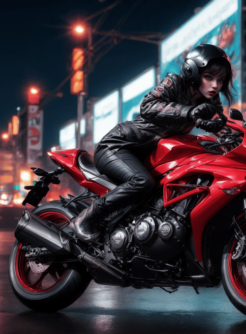 motorcyclist, motorcycle, city