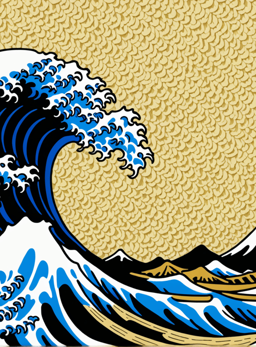 wave, mountain, boat