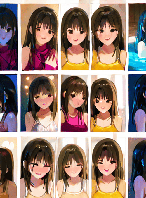 girl, anime, character