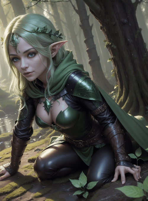 elf, female, adventure