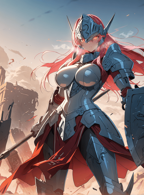 warrior, fembot, armor