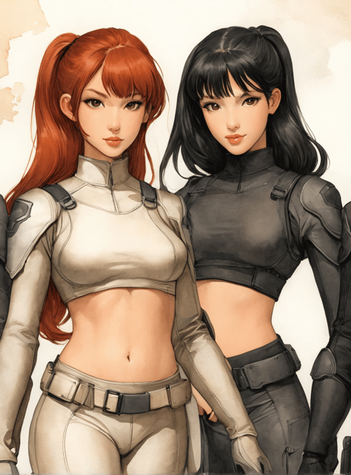 women, characters, models, art, figures