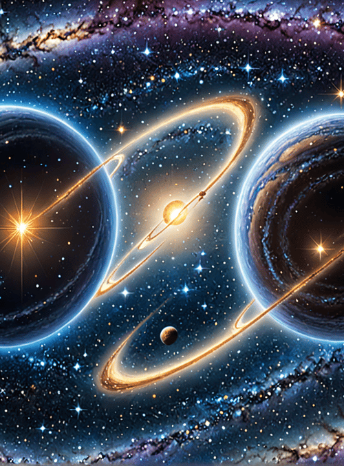 planets, galaxy, stars