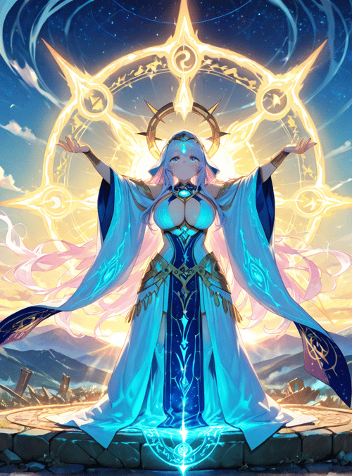 goddess, mage, ancient