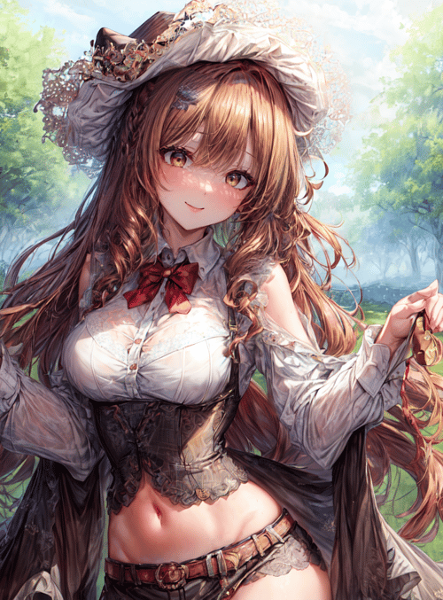 girl, lady, character