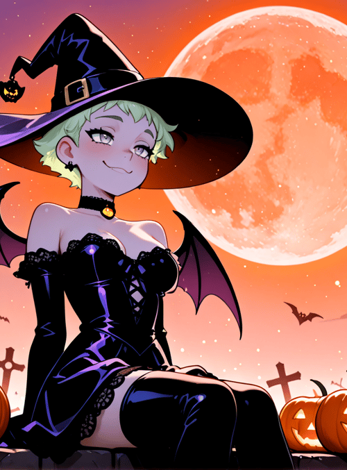 witch, bat, pumpkin, castle, moon, candle, cross, halloween, cape, hat
