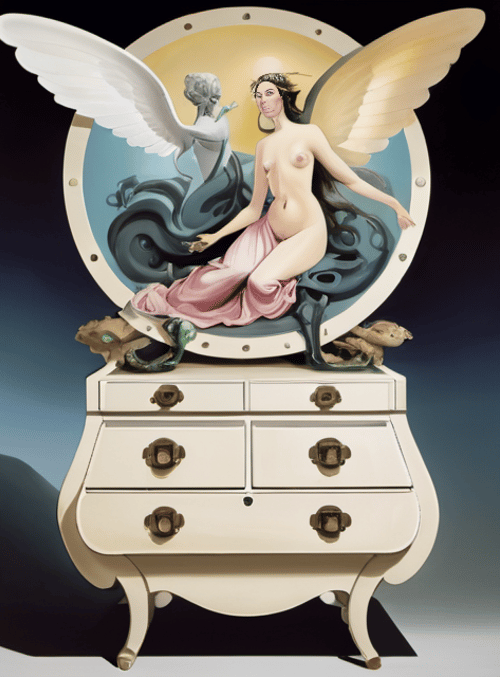 angel, fairy, dresser