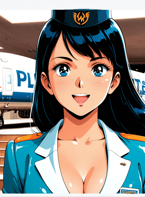 airline, flight attendant, airplane, terminal, staircase