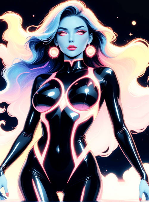 woman, character, futuristic