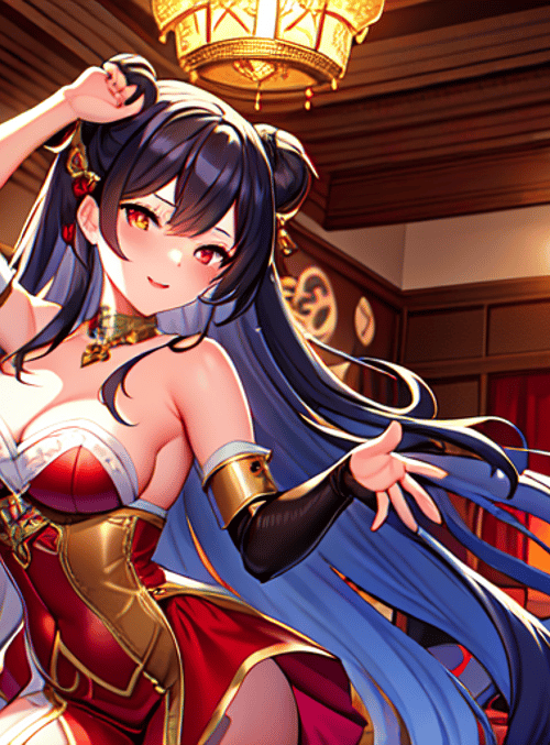 woman, anime, character