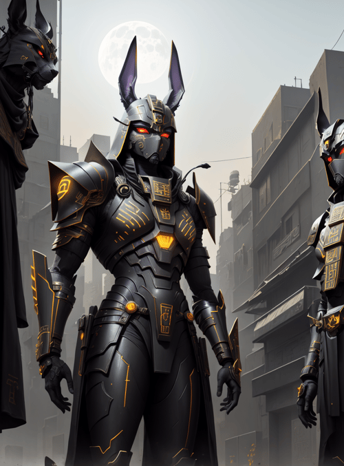 warriors, rabbits, armor