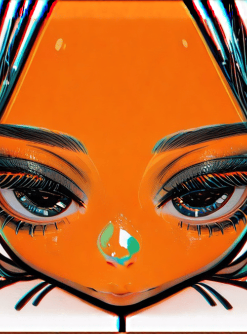 girl, face, tear