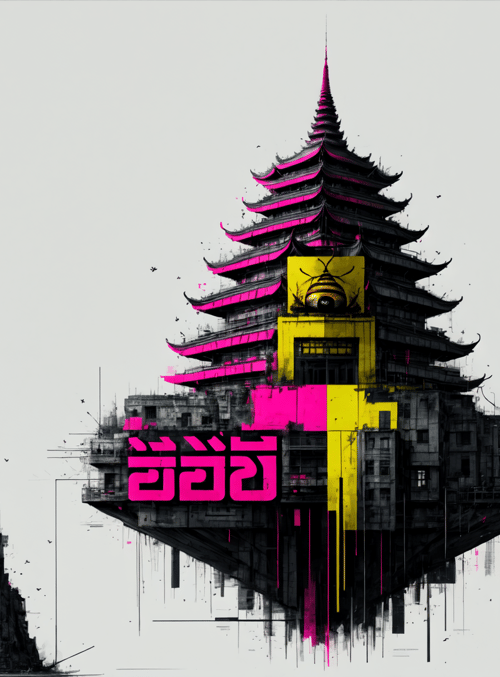 tower, building, bee, cityscape, structure