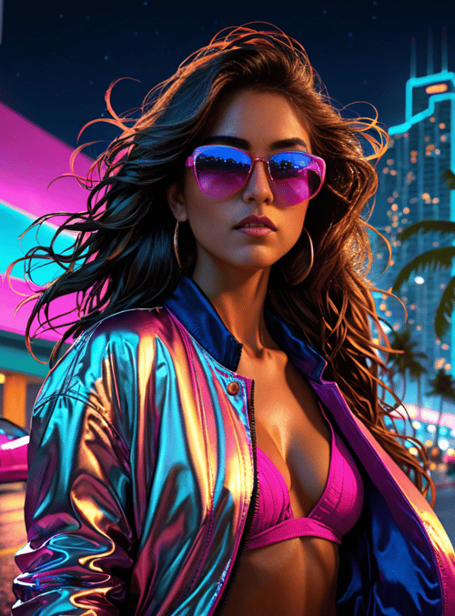 woman, city, cars