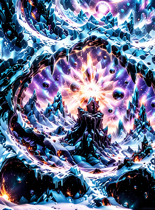 cosmic, ice, castle