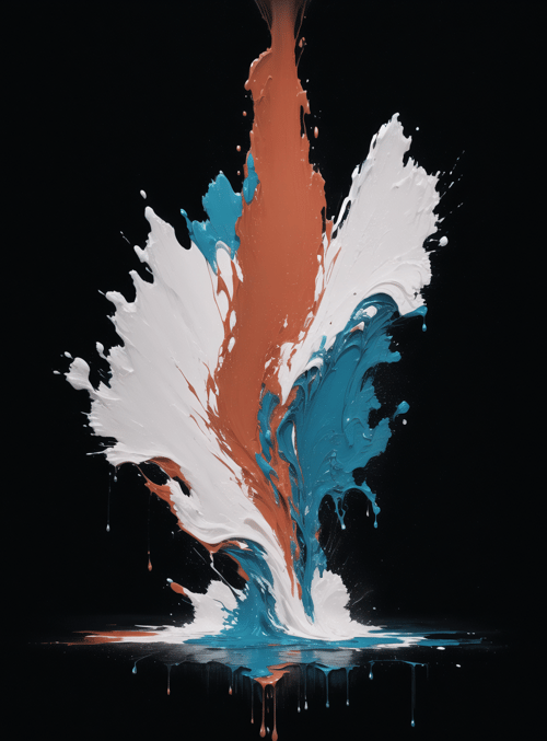 paint, splash, colors