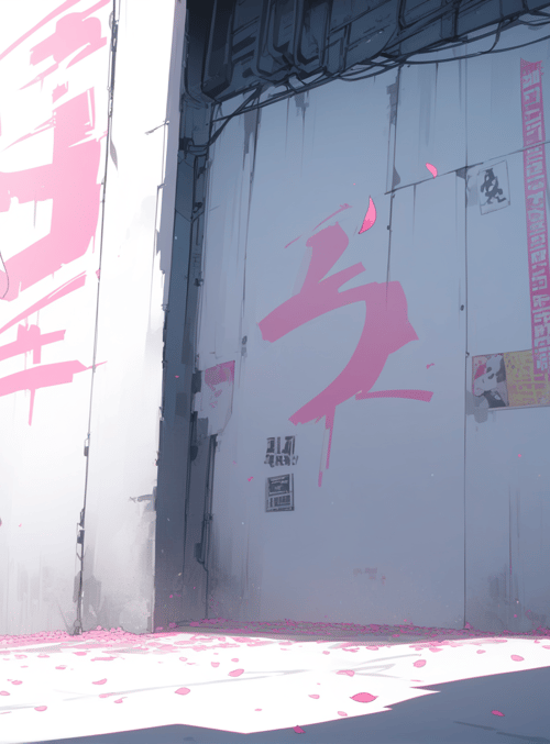 girl, city, alley