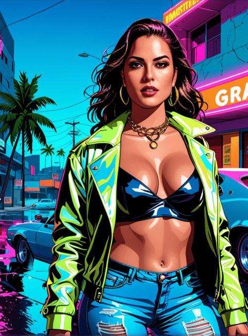 woman, cars, city