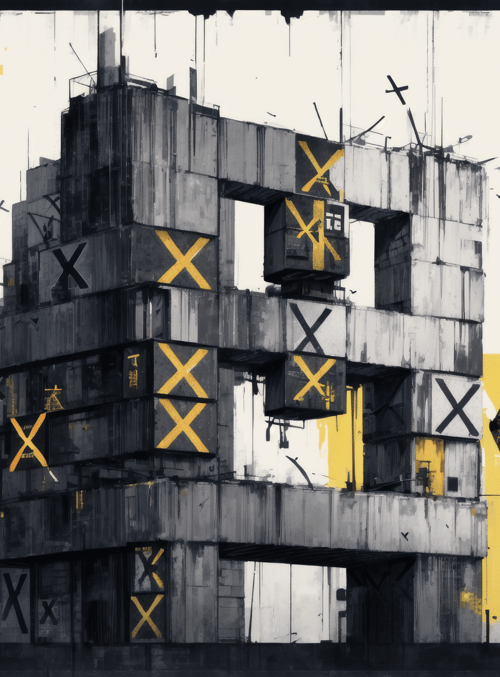 buildings, cityscape, x, concrete, structures