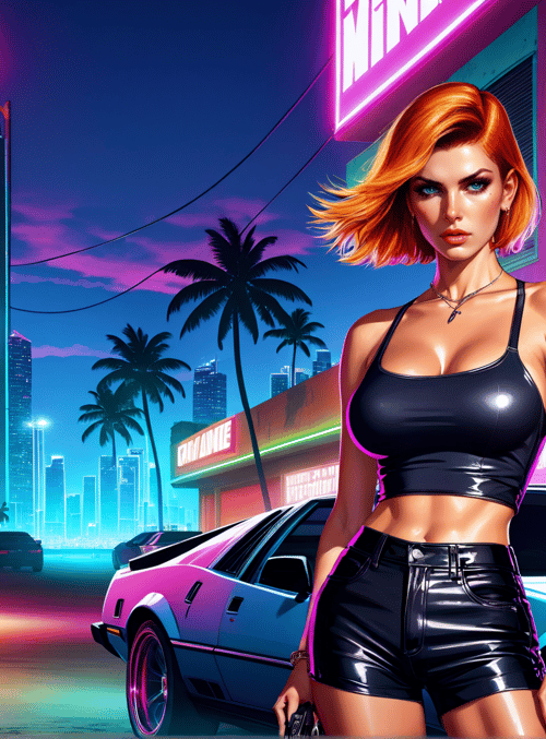 Top 16 GTA Vice City AI Wallpapers