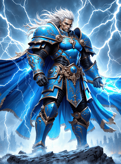 warrior, armor, sword