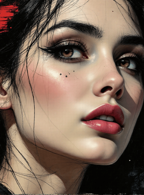 face, woman, hair