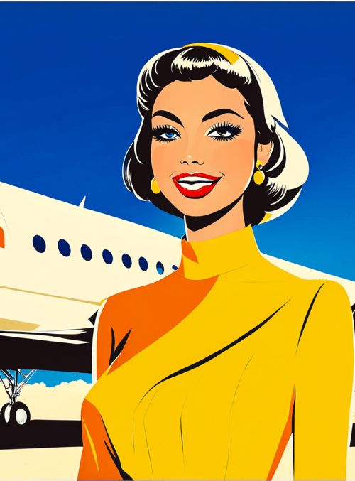 airline, woman, plane, airport, uniform, passenger, aircraft, aviation, travel, sky