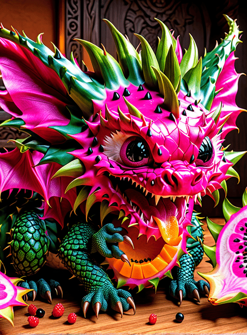 dragon, dragonfruit