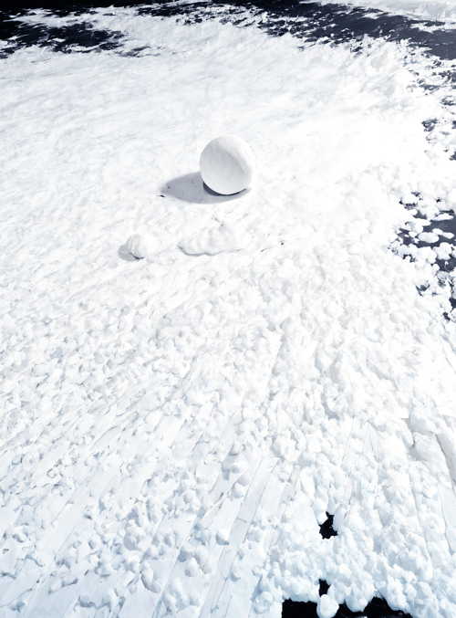 snow, ball, ice