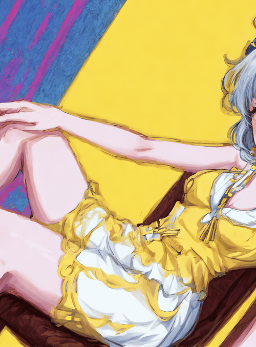 girl, anime, swings