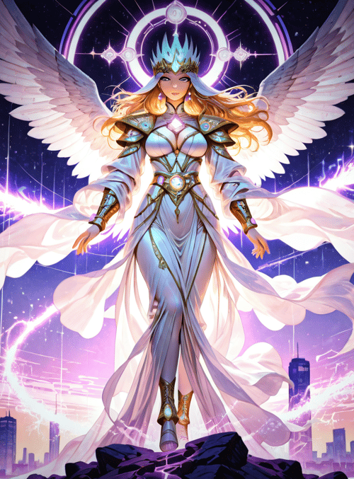 angel, goddess, queen