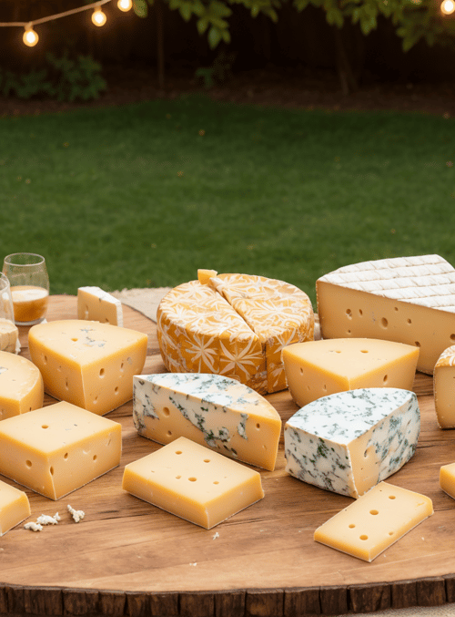 cheese, grapes, wine