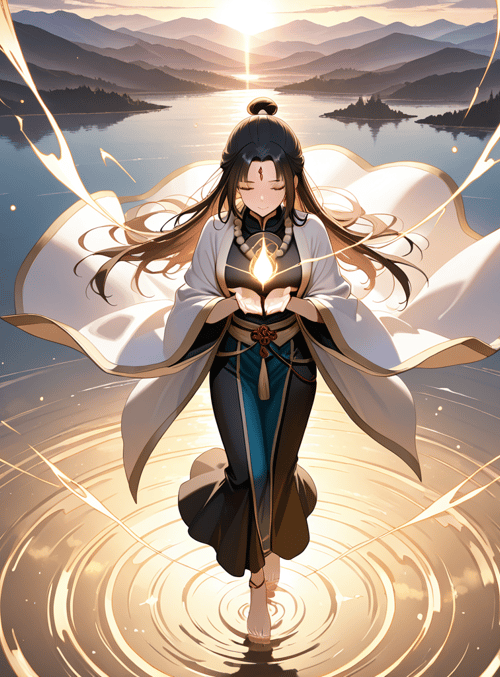 ninja, woman, goddess