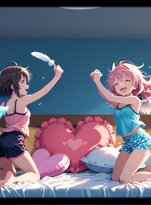 girls, angels, feathers