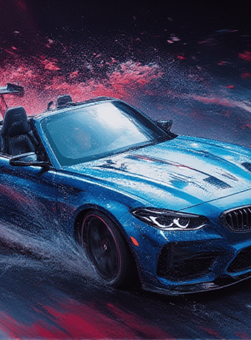 car, bmw, convertible, sports car, race car