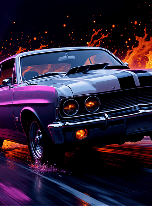 car, fire, road, splash, flame