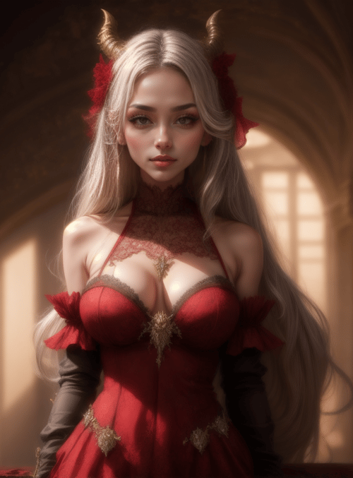 woman, devil, angel