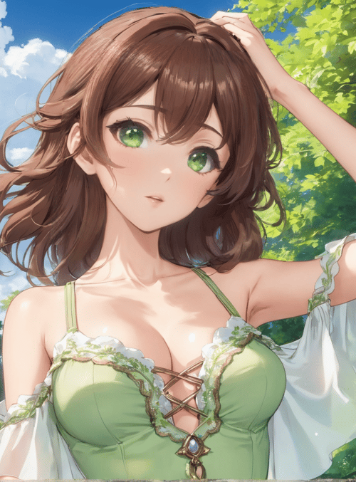 girl, woman, nature