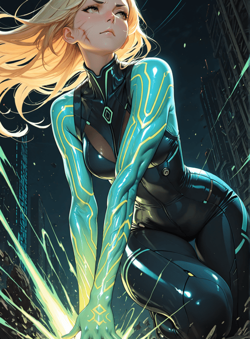 woman, cyborg, superhero
