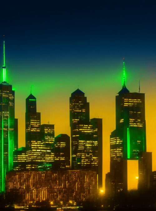 skyscrapers, cityscape, buildings